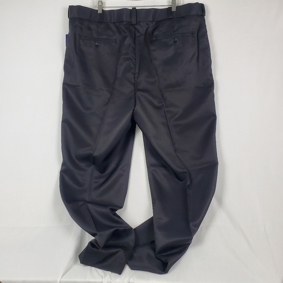 NWT National Patrol Slacks Style 3000E Pants Mens Sz 46R Inseam 32 Uniform Black - Picture 3 of 7